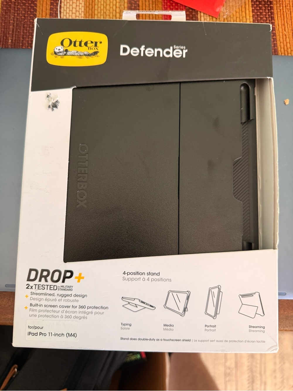 OtterBox Defender Series Case for iPad Pro 11” M4 – Black – Brand New Sealed